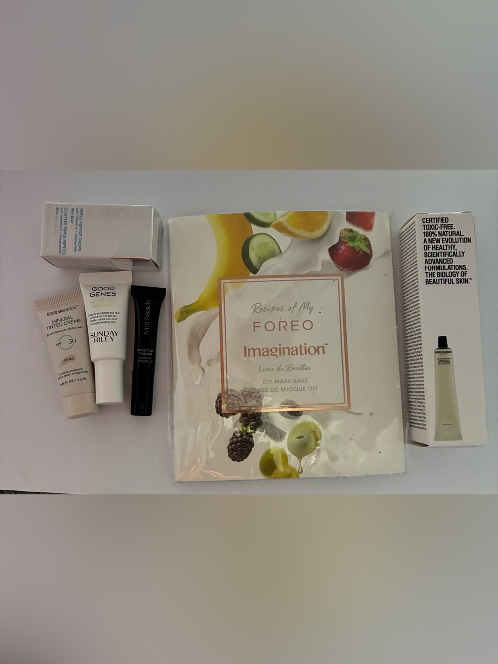 Luxury Skincare Sample Bundle: Sunday Riley, RMS Beauty, Lancer, MDSolarSciences